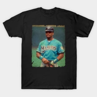 Gary Sheffield in Miami Marlins T-Shirt